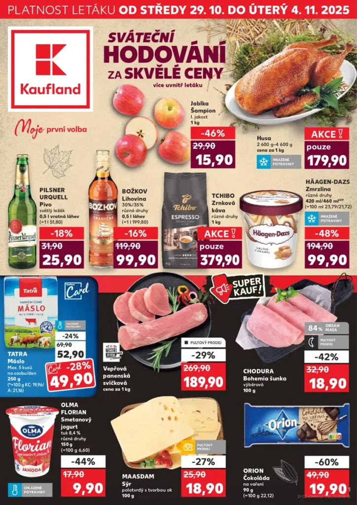 Kaufland leták od 29.10.2025 do 4.11.2025