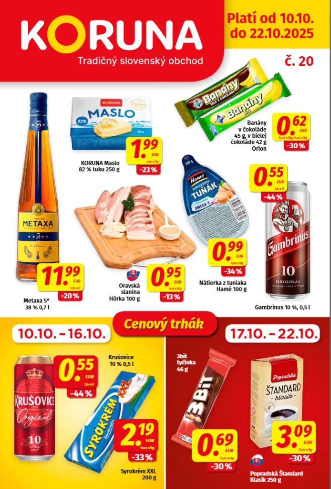 Koruna leták online od 10.10.2025 do 22.10.2025 Koruna leták od 10.10.2025 do 22.10.2025
