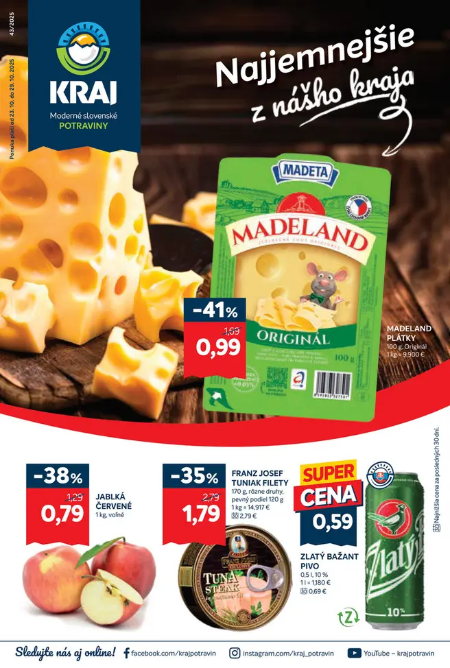 Kraj leták od 23.10.2025 do 29.10.2025